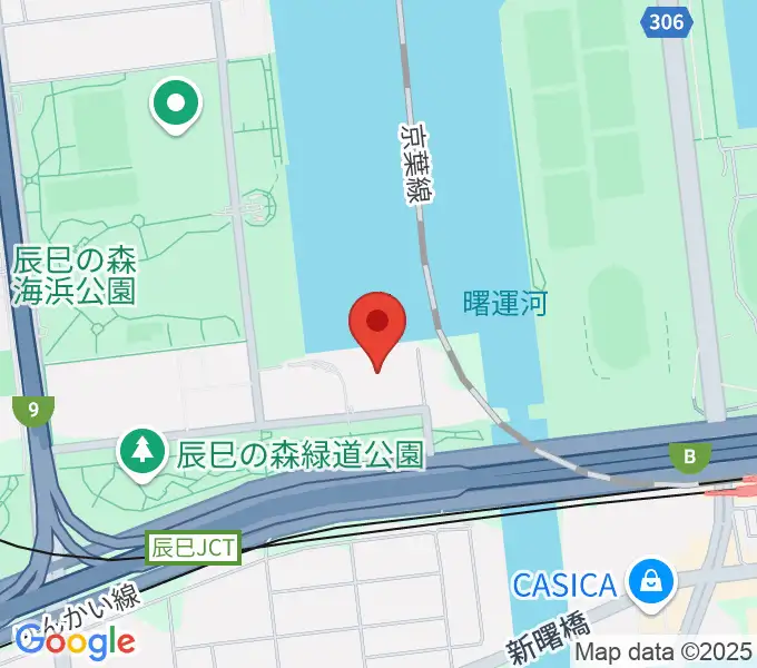 東京辰巳国際水泳場の地図