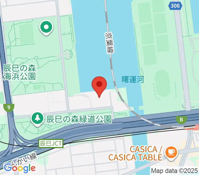 東京辰巳国際水泳場の地図
