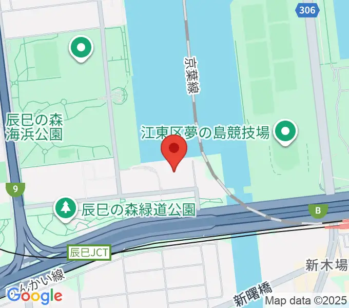 東京辰巳国際水泳場の地図