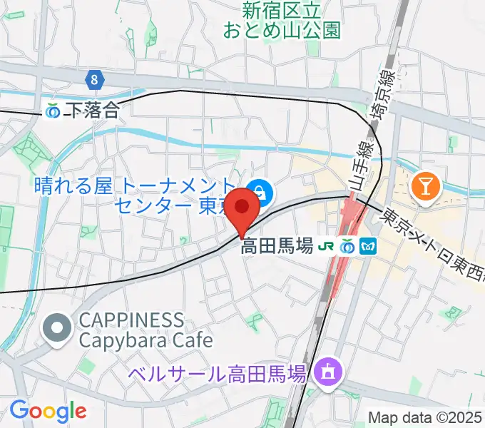 高田馬場フェリーハ音楽教室の地図