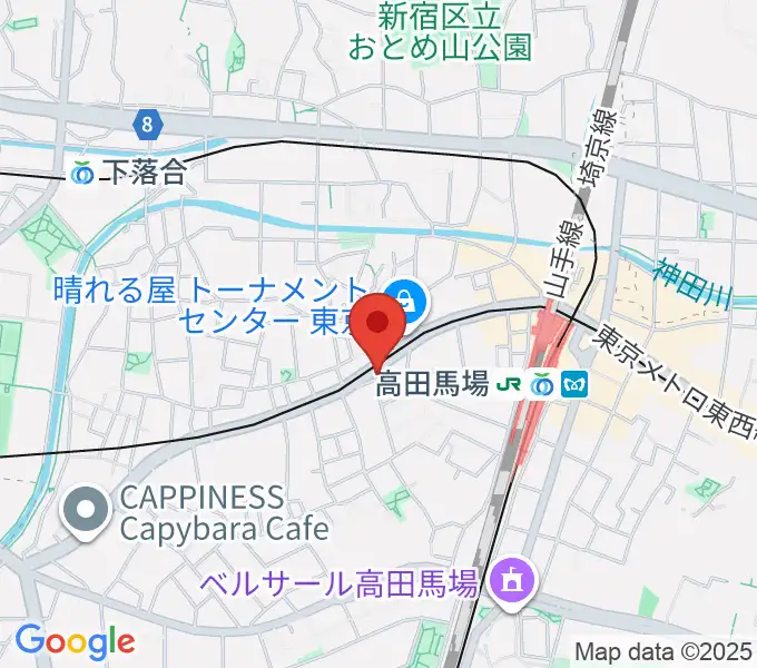 高田馬場フェリーハ音楽教室の地図