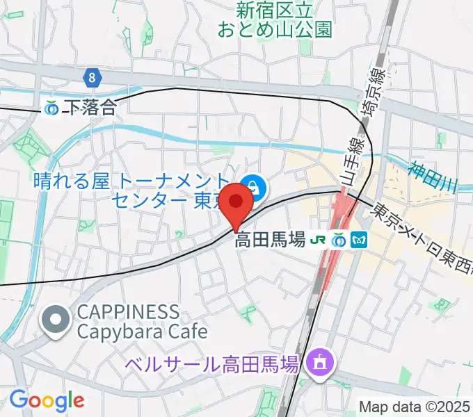 高田馬場フェリーハ音楽教室の地図