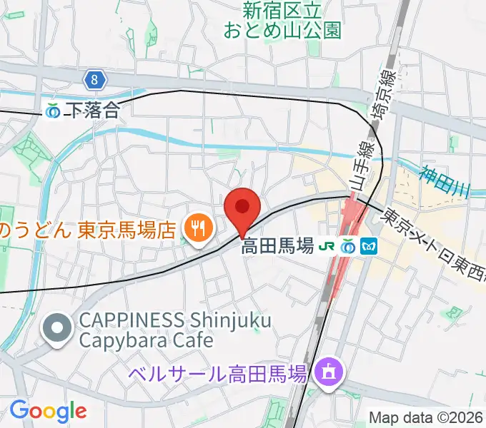 高田馬場フェリーハ音楽教室の地図