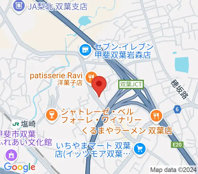 iB MUSIC STUDIOの地図