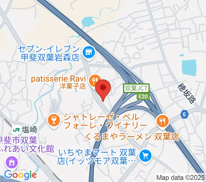 iB MUSIC STUDIOの地図