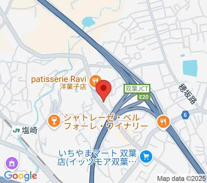 iB MUSIC STUDIOの地図