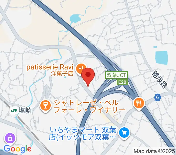 iB MUSIC STUDIOの地図