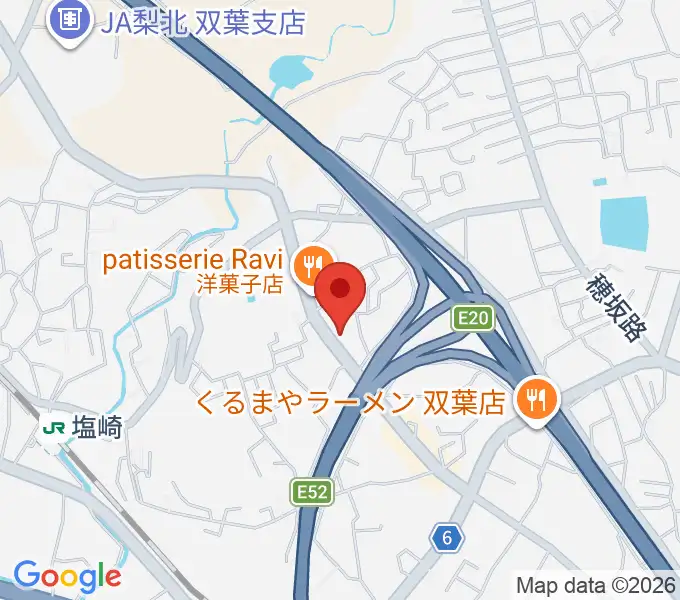 iB MUSIC STUDIOの地図