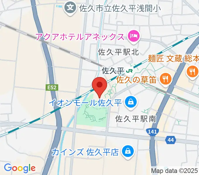 佐久平交流センターの地図