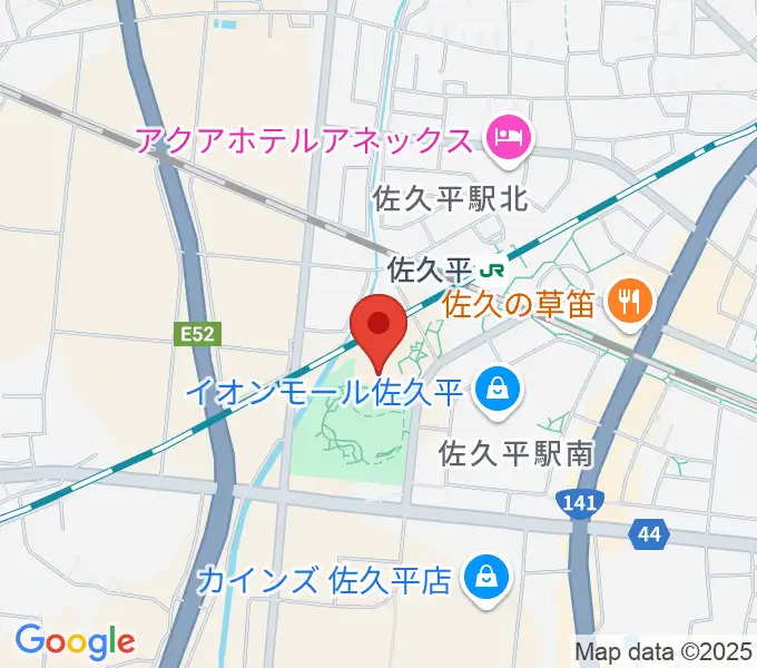 佐久平交流センターの地図