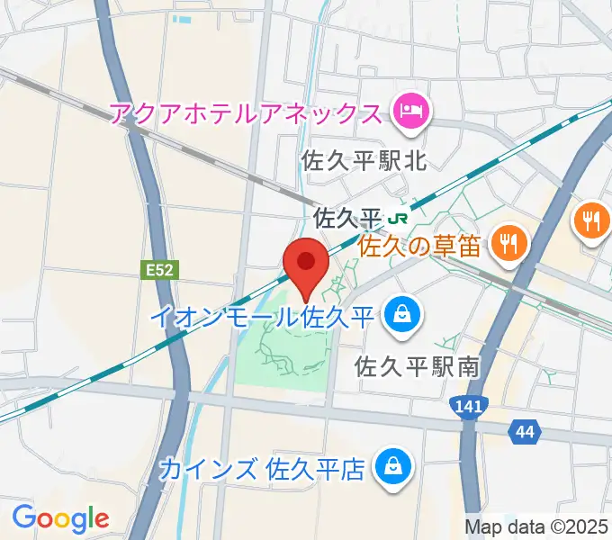 佐久平交流センターの地図