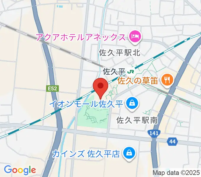 佐久平交流センターの地図