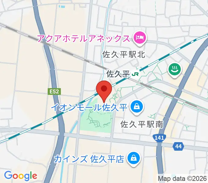 佐久平交流センターの地図