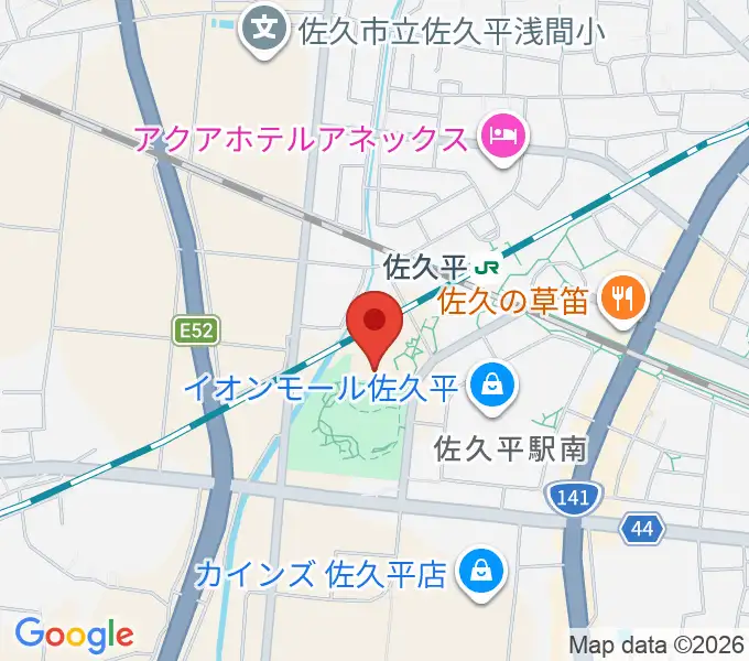 佐久平交流センターの地図