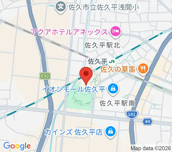 佐久平交流センターの地図