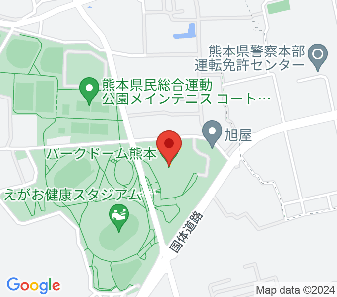 パークドーム熊本の場所