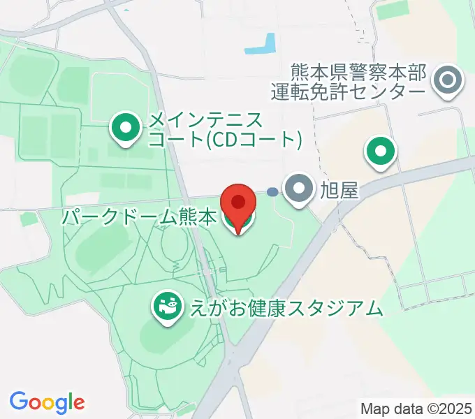 パークドーム熊本の地図