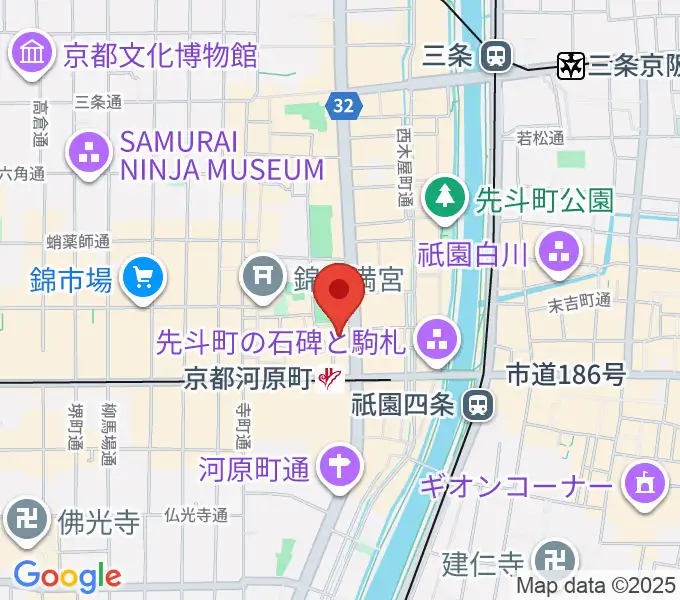 島村楽器 河原町オーパ店 音楽教室の地図
