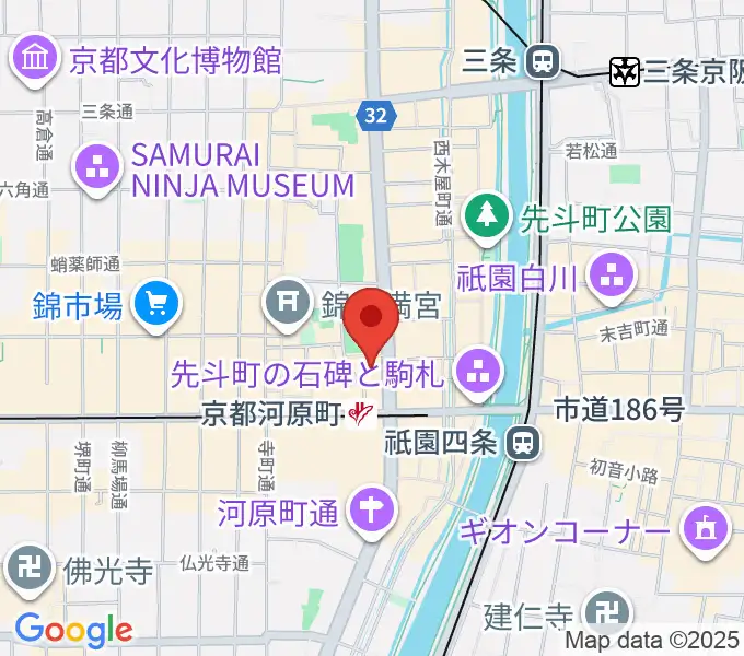 島村楽器 河原町オーパ店 音楽教室の地図