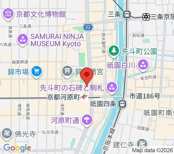 島村楽器 河原町オーパ店 音楽教室の地図