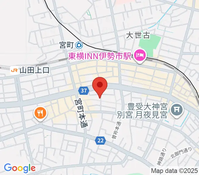 伊勢BARRETの地図