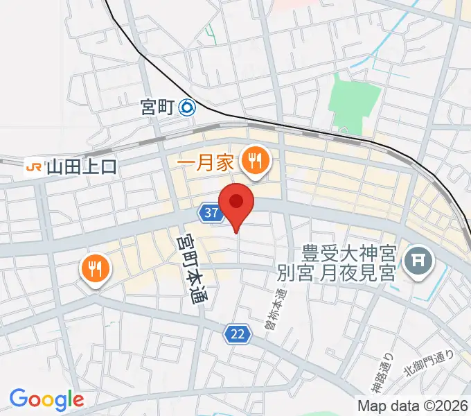 伊勢BARRETの地図