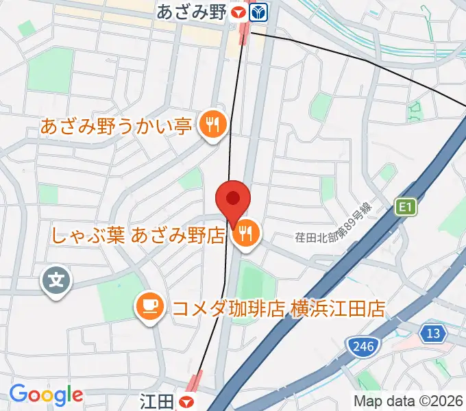 sound studio U-Beの地図