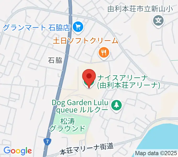 ナイスアリーナの地図