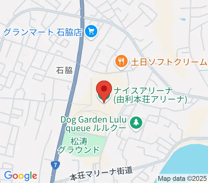 ナイスアリーナの地図