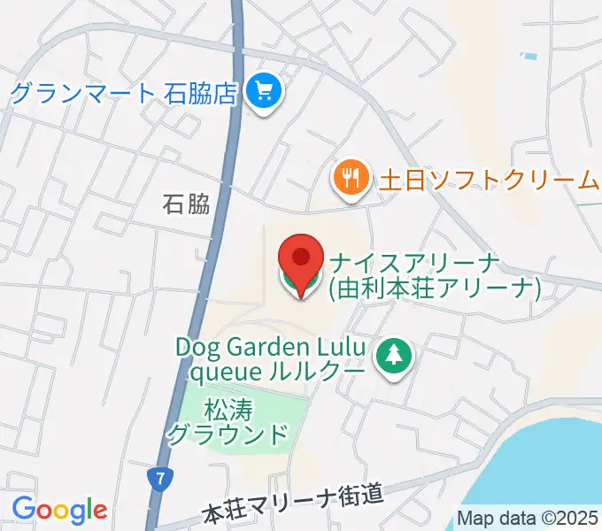 ナイスアリーナの地図