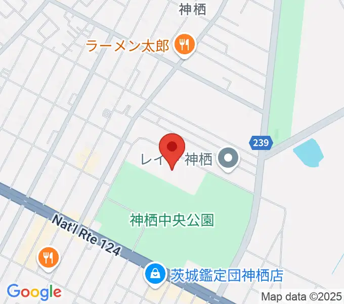かみす防災アリーナの地図