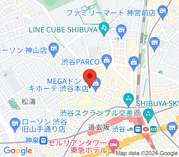 ビーツ渋谷の場所