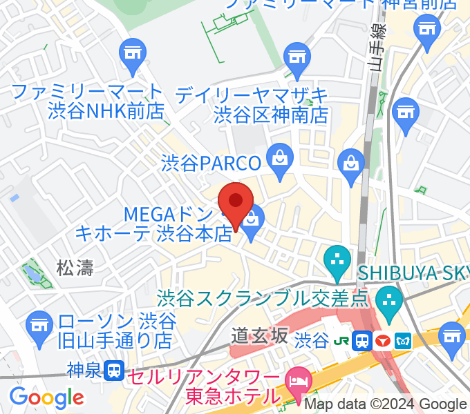 ビーツ渋谷の場所