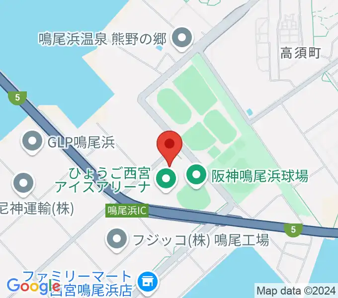 ライフパートナーアリーナの地図