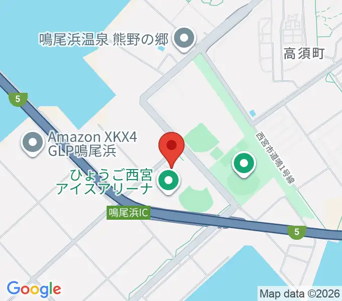 ライフパートナーアリーナの地図