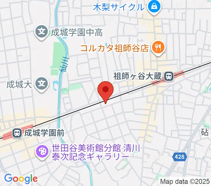 アブリールスタジオの地図