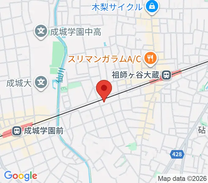 アブリールスタジオの地図