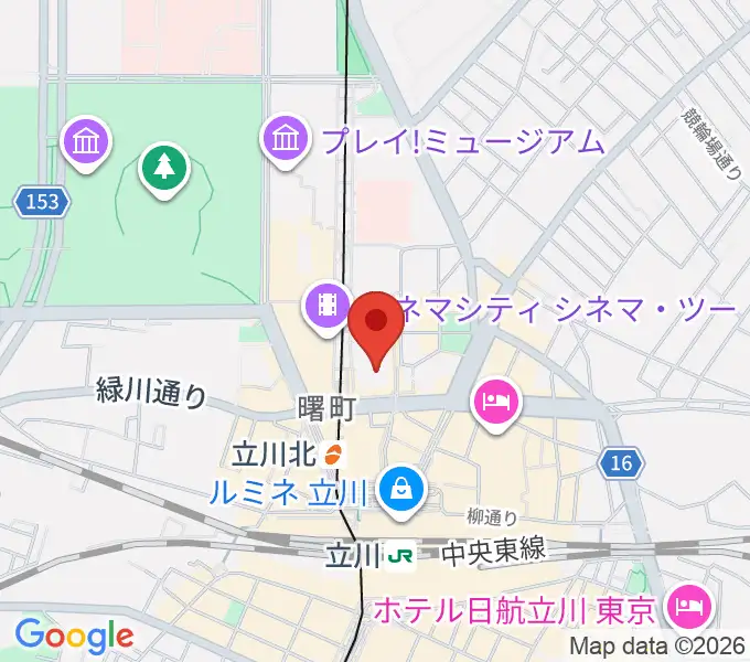 キノシネマ立川高島屋S.C.館の地図