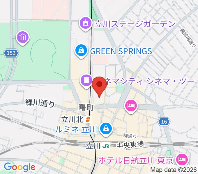 キノシネマ立川高島屋S.C.館の地図