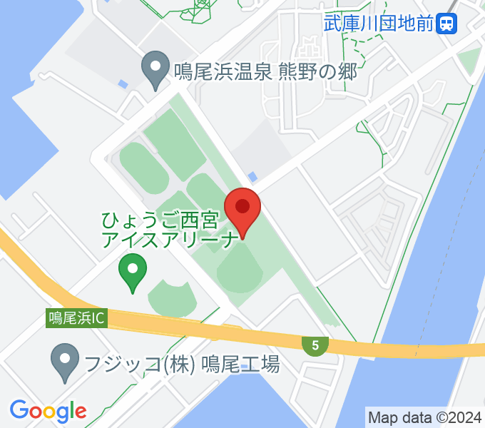 鳴尾浜臨海野球場の場所