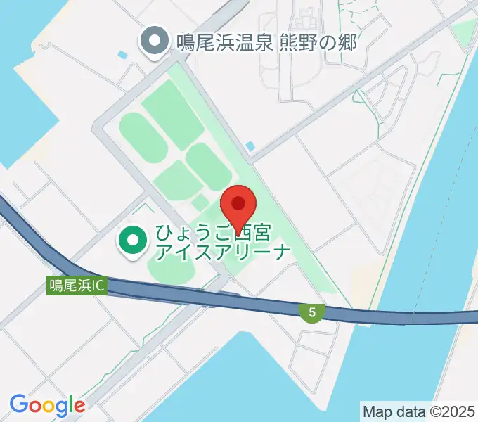 鳴尾浜臨海野球場の地図