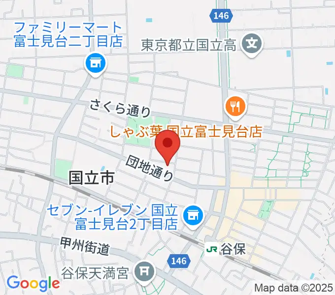 スタジオ・レニーの地図