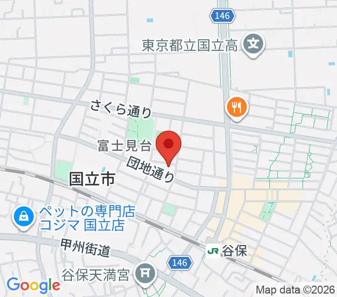 スタジオ・レニーの地図