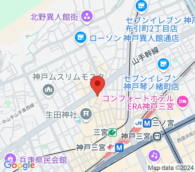 nagomibarの地図