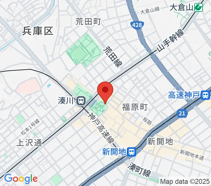 パルシネマしんこうえんの地図