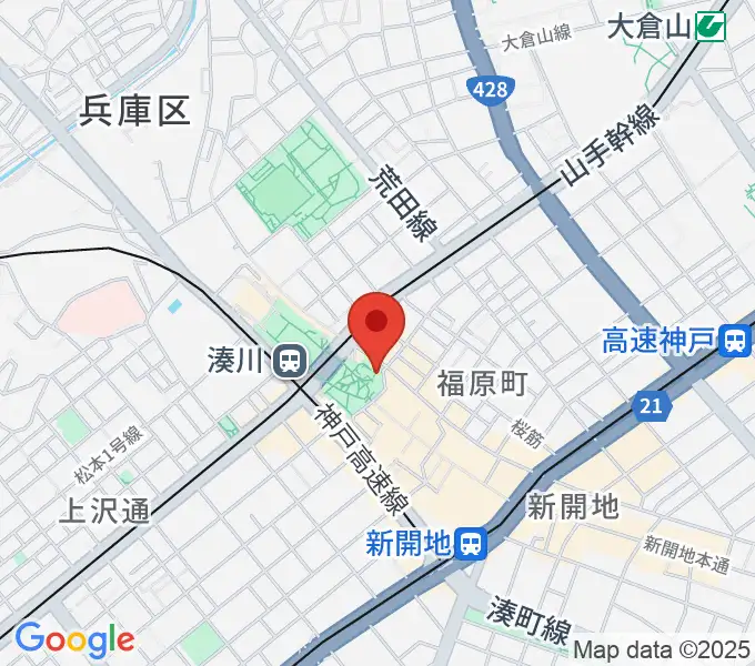 パルシネマしんこうえんの地図