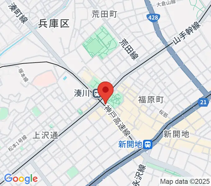 一番星食堂の地図