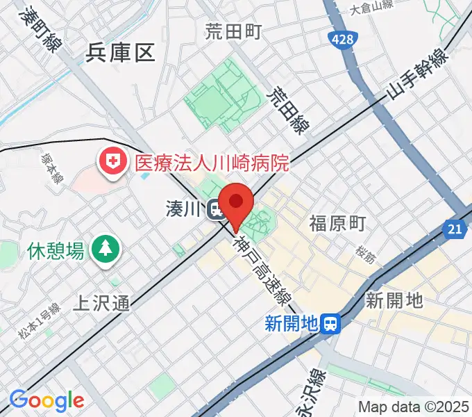 一番星食堂の地図