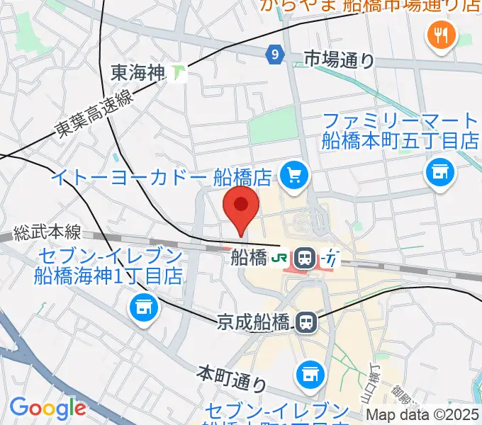 MUSIC PORTEの地図