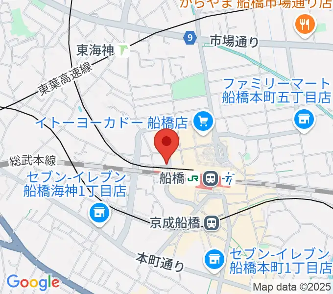 MUSIC PORTEの地図